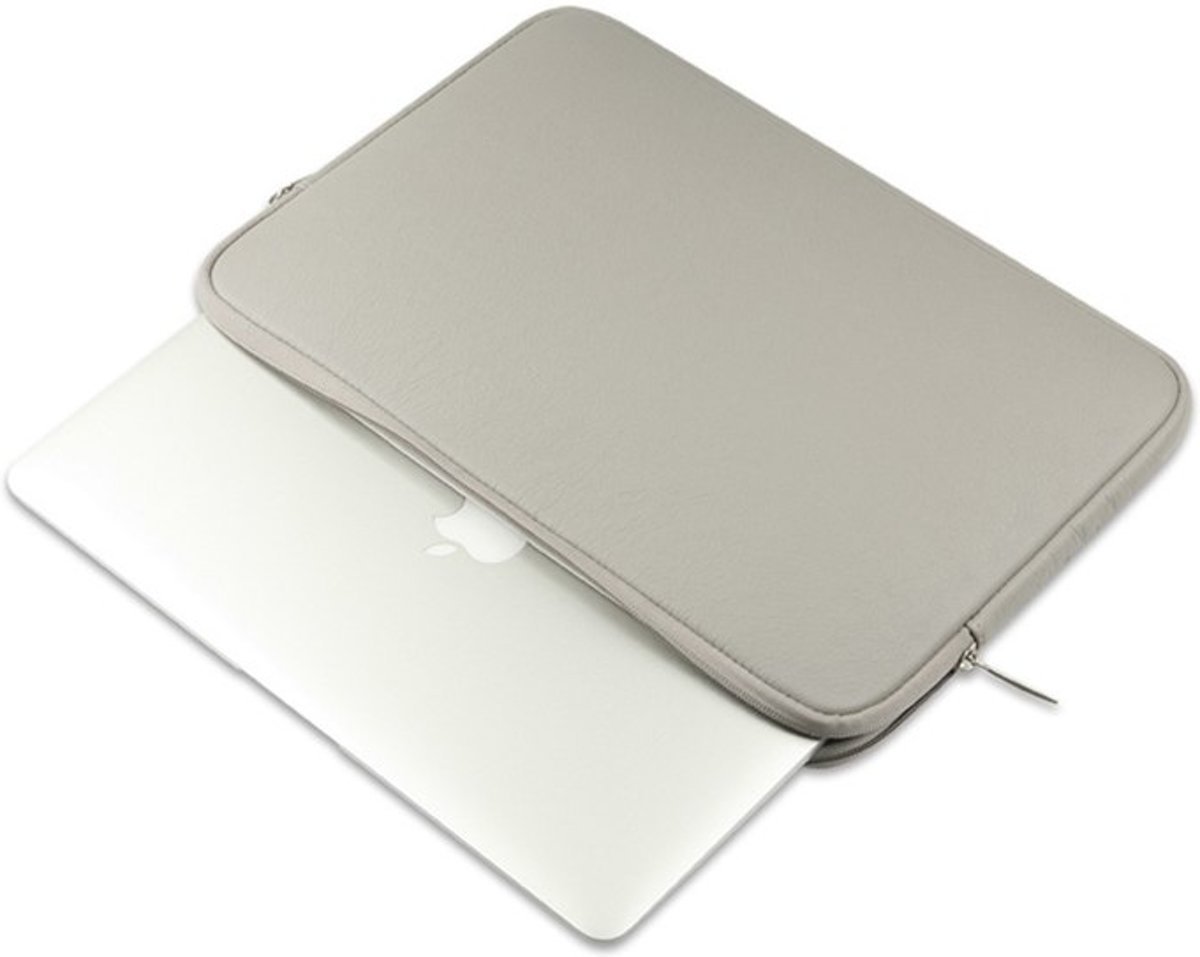 PU Lederen Skin Sleeve Voor de Apple Macbook Air & Pro 13 Inch - 13.3