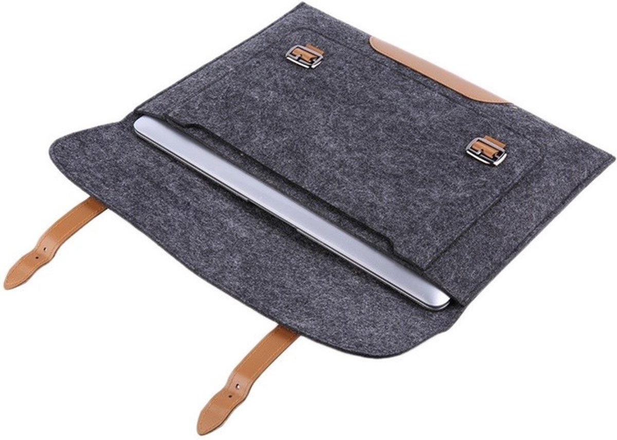 Vilten Soft Sleeve Vilten Soft Sleeve Voor De Laptop & Apple Macbook Air / Pro (Retina) 13 Inch - 13.3