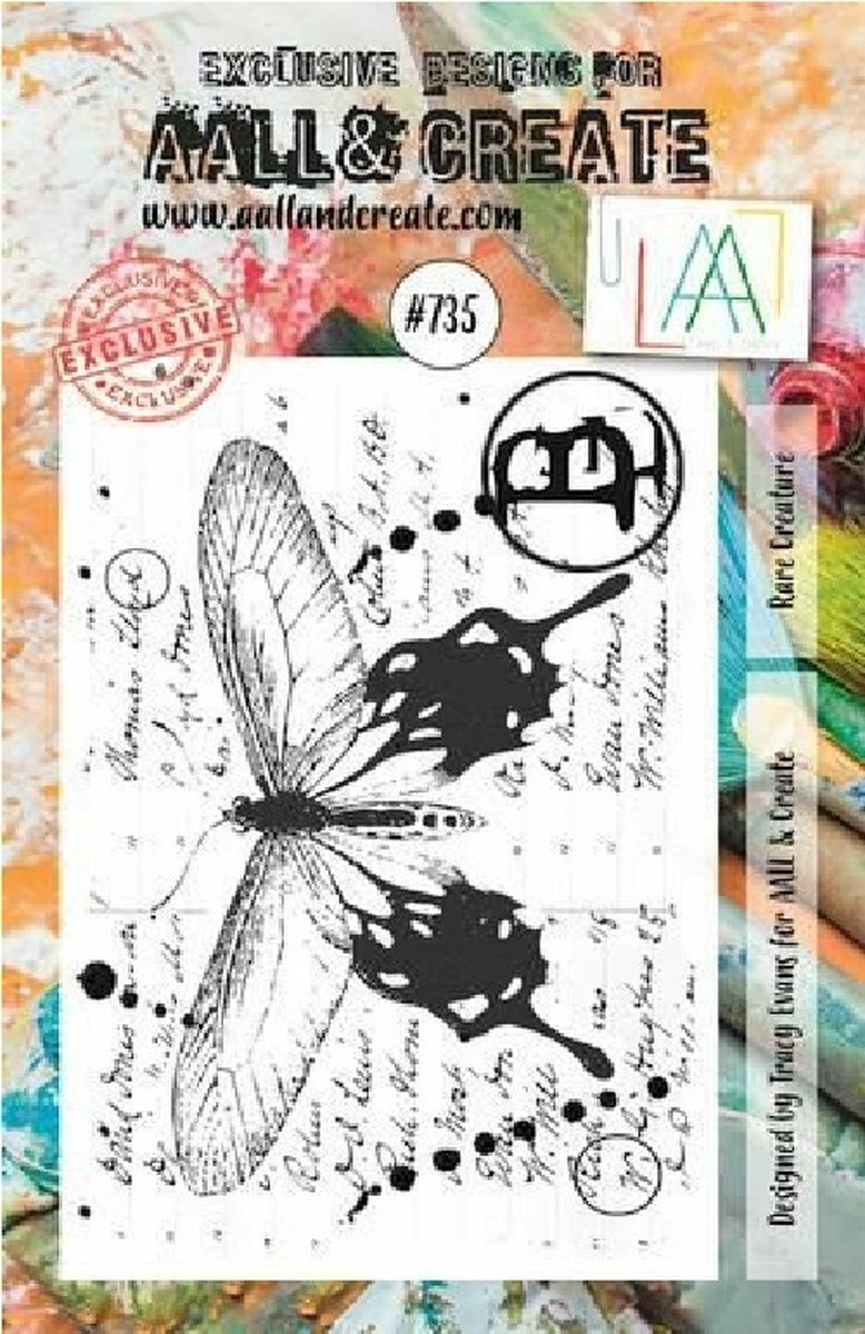 Aall & Create clearstamp A7 - Rare creature