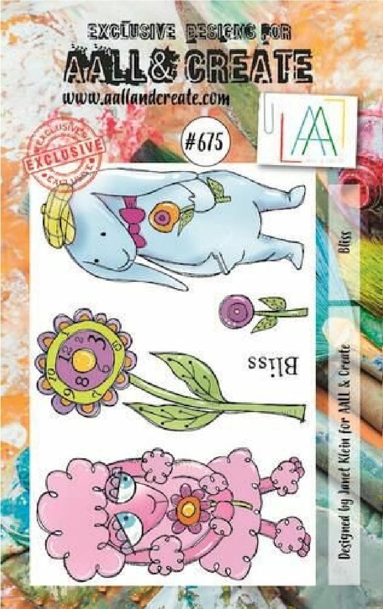 Aall & Create clearstamps A7 - Bliss