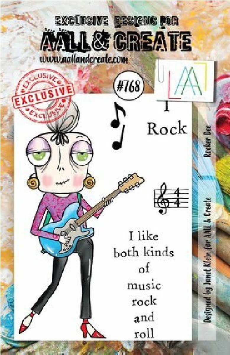 Aall & Create clearstamps A7 - Rocker dee