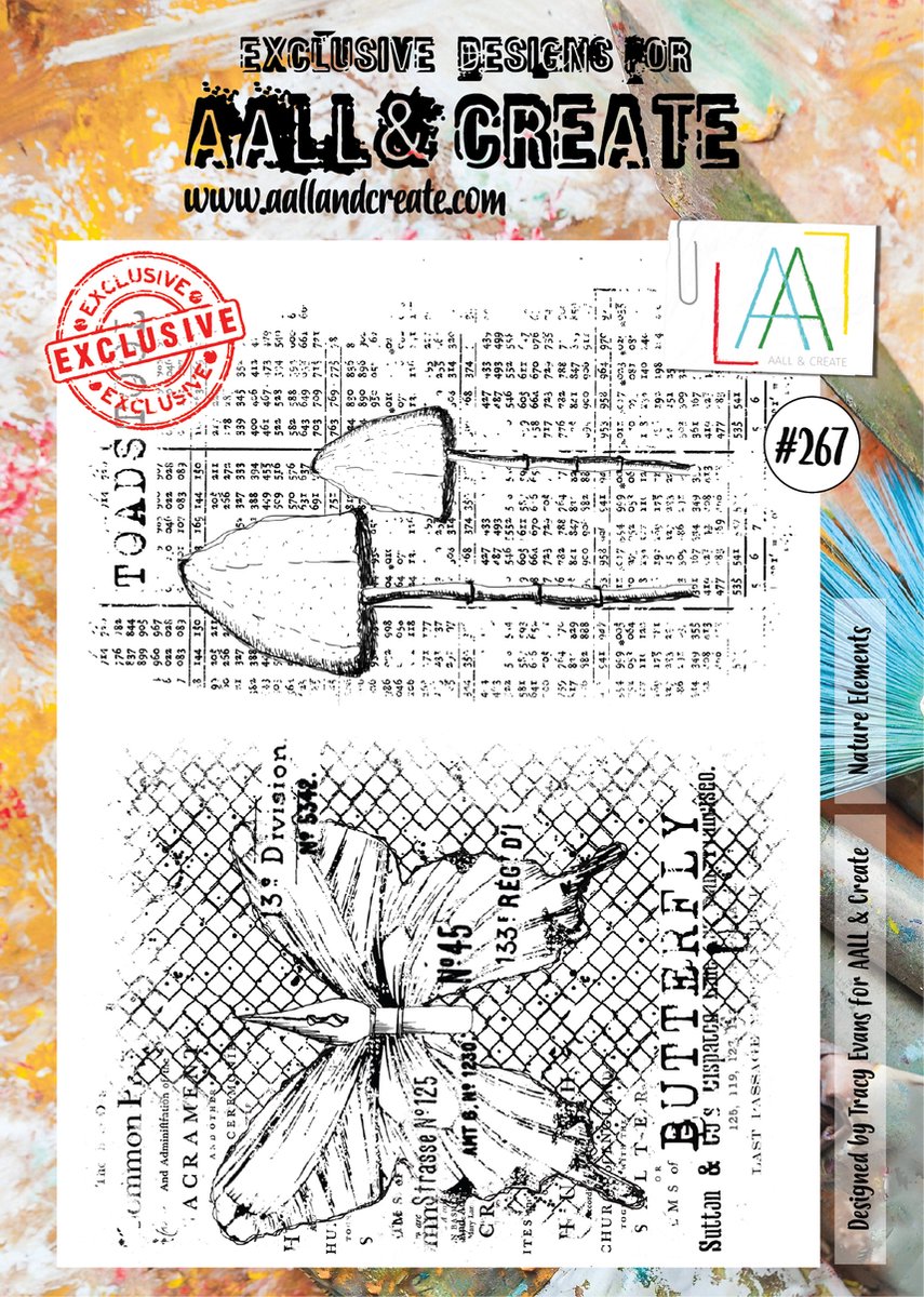 Clear Stamp Set A4 Nature Elements (AALL-TP-267)