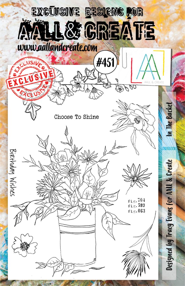 Clear Stamp Set A5 In the Bucket (AALL-TP-451)