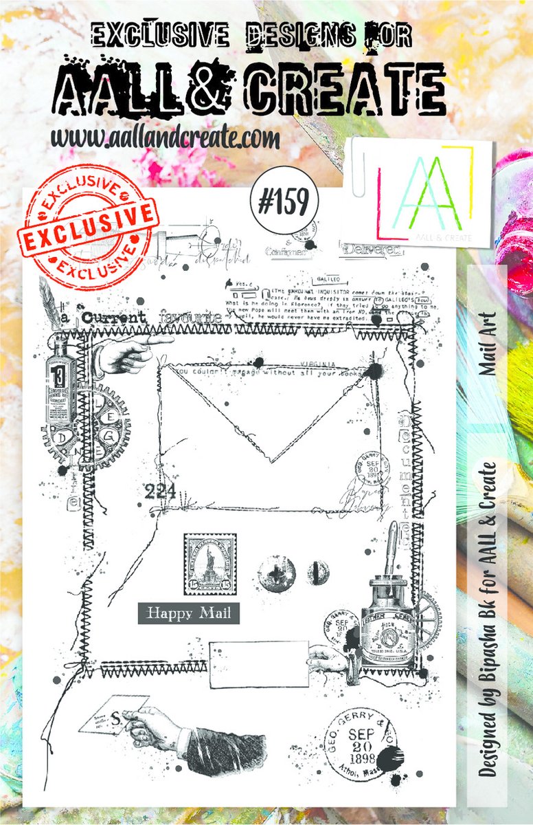 Clear Stamp Set A5 Mail Art (AALL-TP-159)