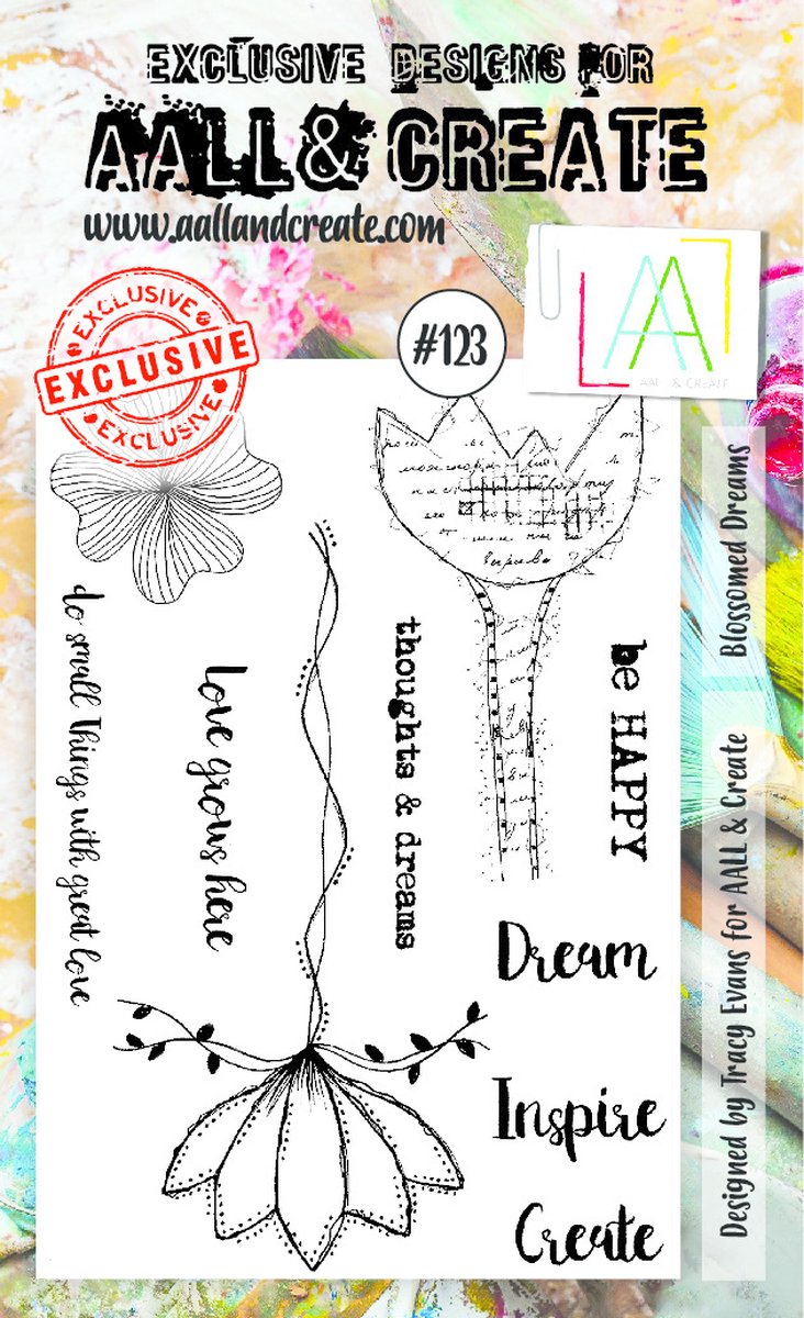 Clear Stamp Set A6 Blossomed Dreams (AALL-TP-123)