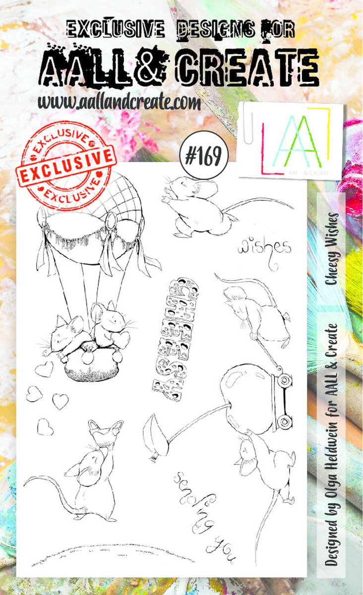 Clear Stamp Set A6 Cheesy Wishes (AALL-TP-169)