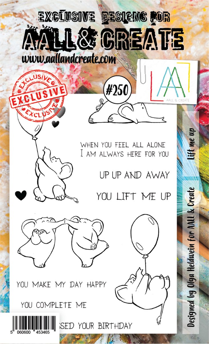 Clear Stamp Set A6 Lift Me Up (AALL-TP-250)