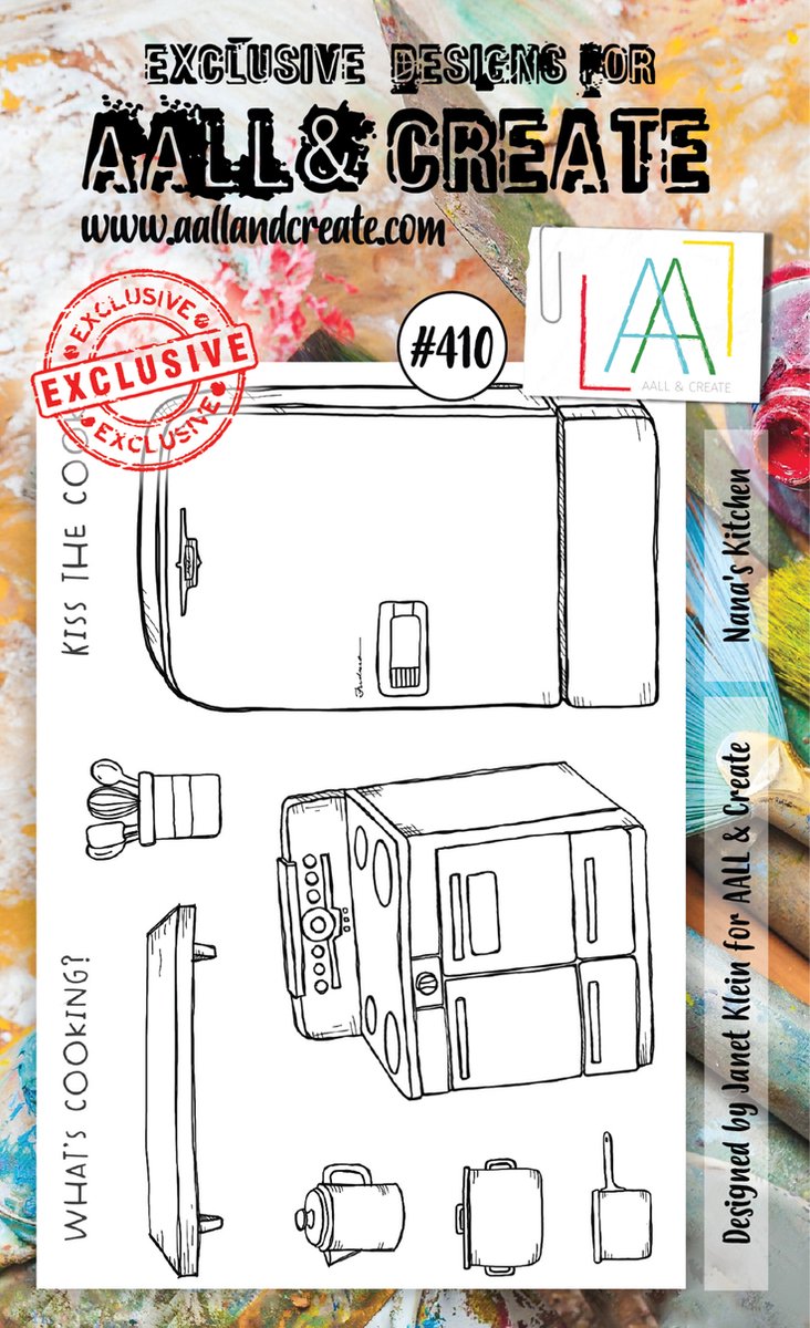 Clear Stamp Set A6 Nanas Kitchen (AALL-TP-410)