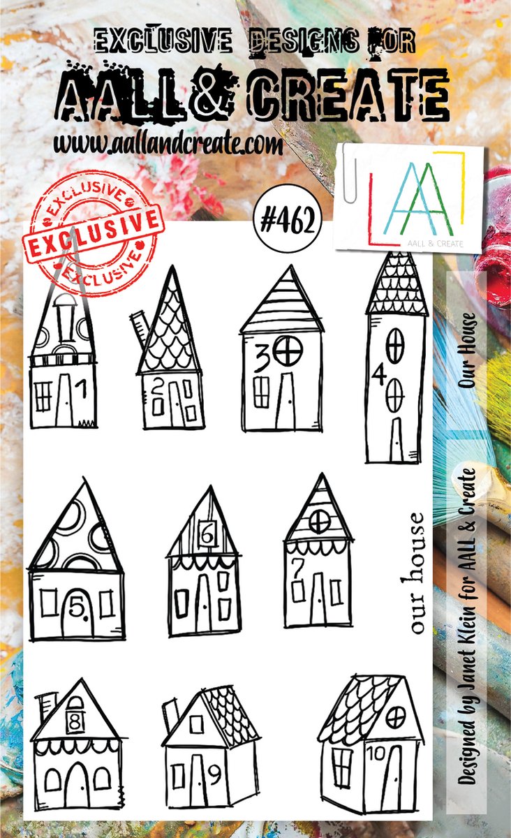 Clear Stamp Set A6 Our House (AALL-TP-462)