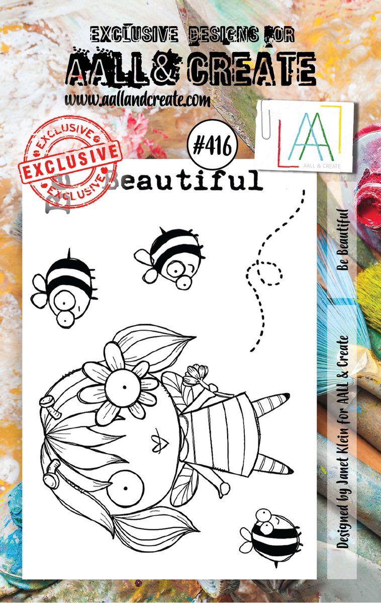 Clear Stamp Set A7 Be Beautiful (AALL-TP-416)