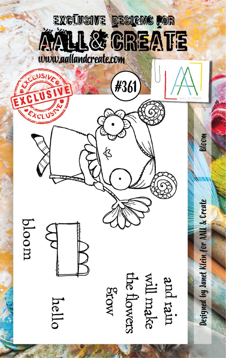 Clear Stamp Set A7 Bloom (AALL-TP-361)