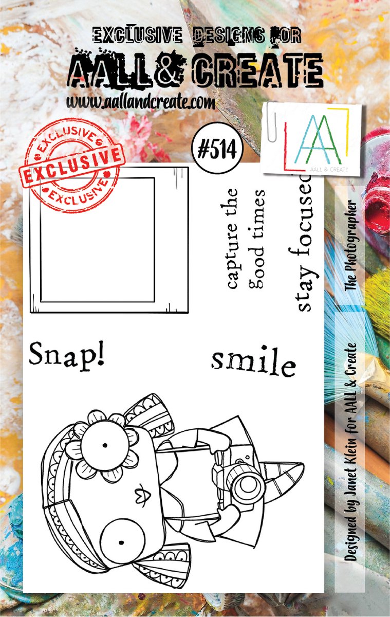 Clear Stamp Set A7 The Photographer (AALL-TP-514)