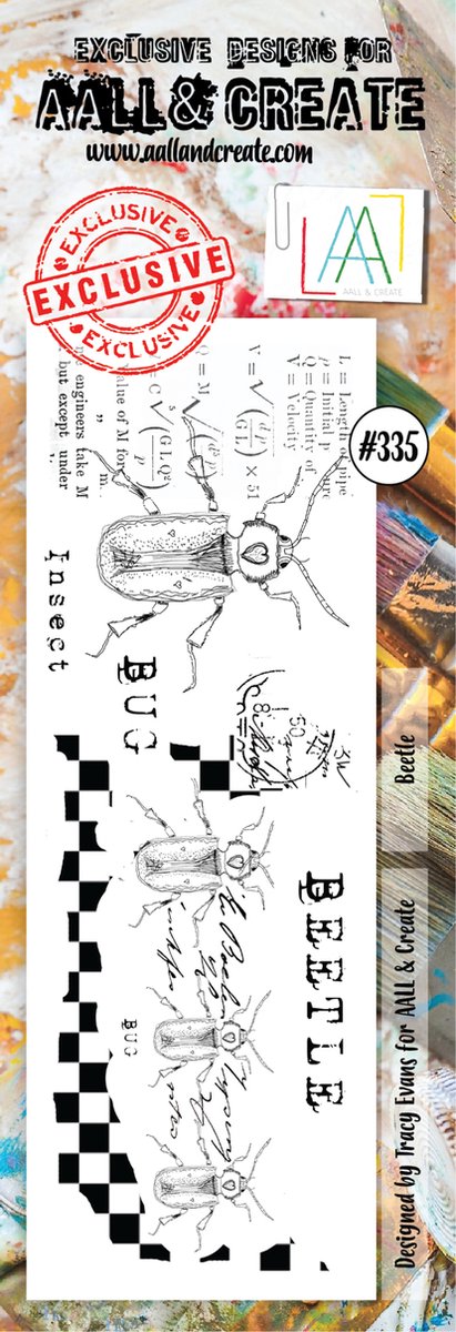 Clear Stamp Set Border Beetle (AALL-TP-335)