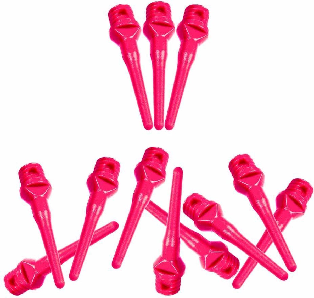 ABC Darts - Softtip Dartpunten 25 mm - Neon Roze - ca 1000 stuks