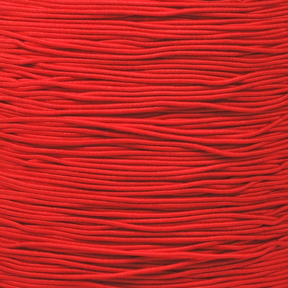 3mm Elastisch Touw - Rood - 50 meter op rol