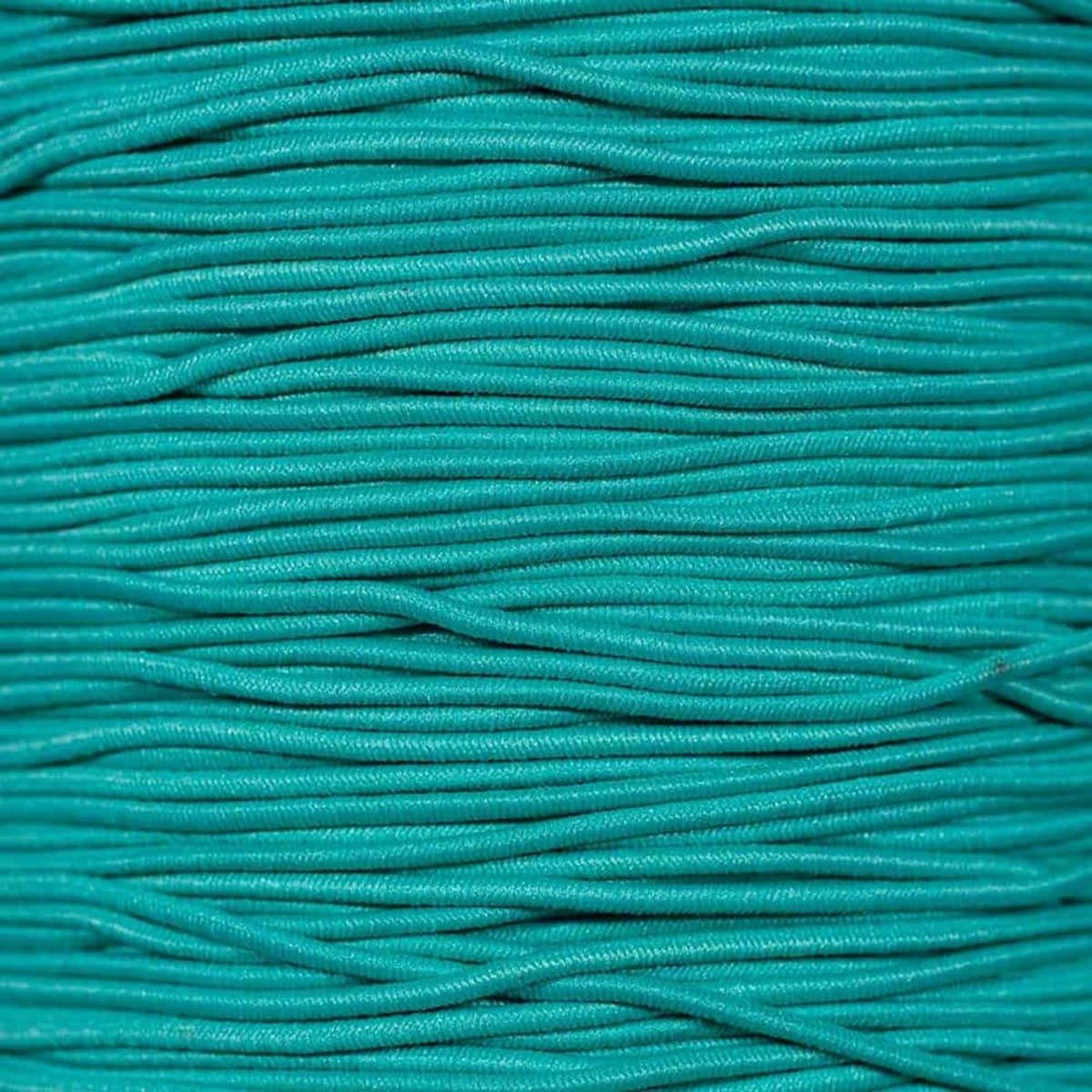 3mm Elastisch Touw - Turquoise - 50 meter op rol