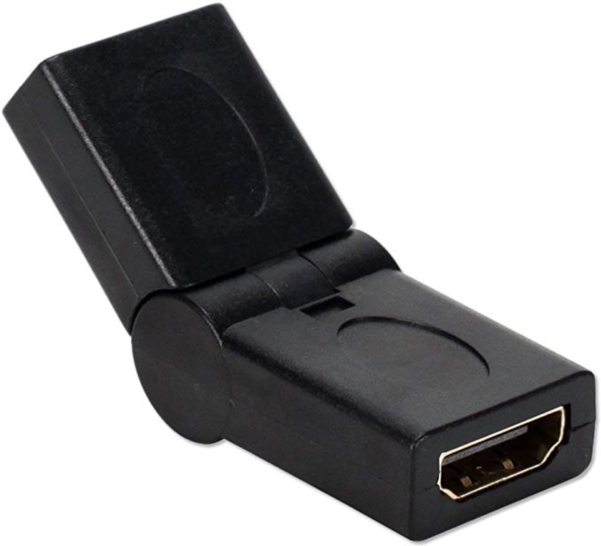 HDMI naar HDMI koppelstuk- 180 graden