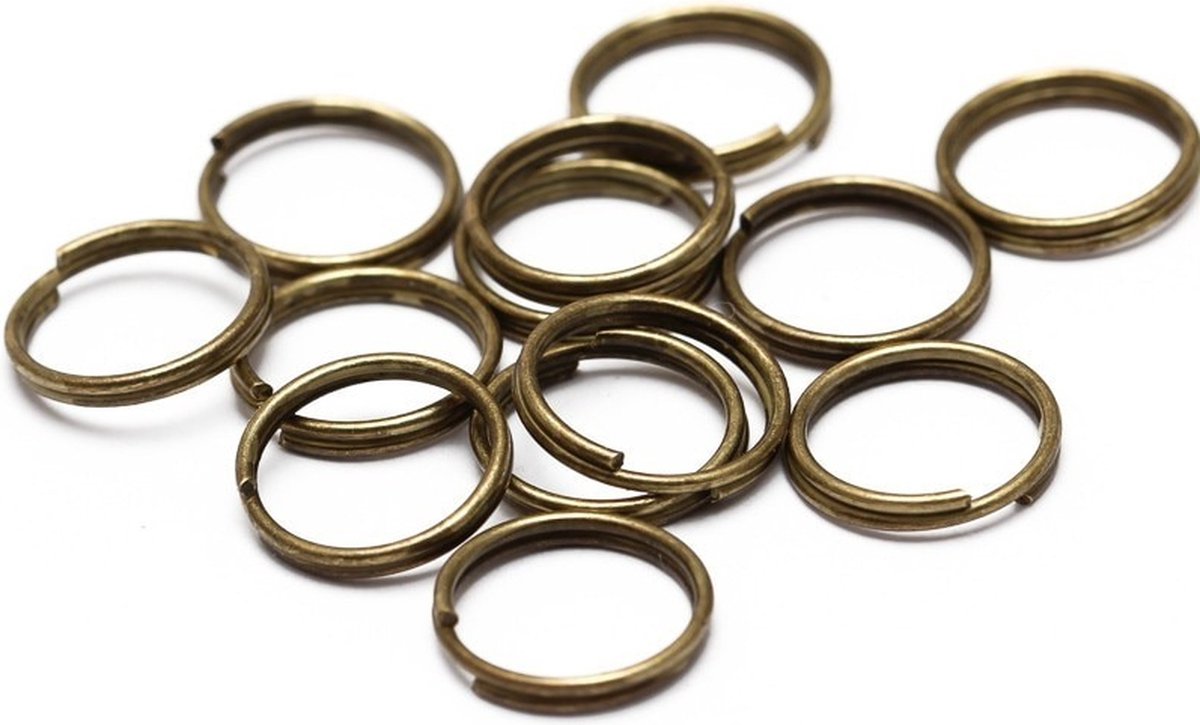 Sleutelring - 16mm - Brons - Per 10 stuks