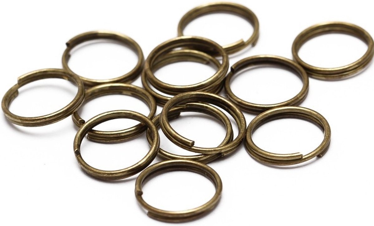 Sleutelring - 20mm - Brons - Per 10 stuks