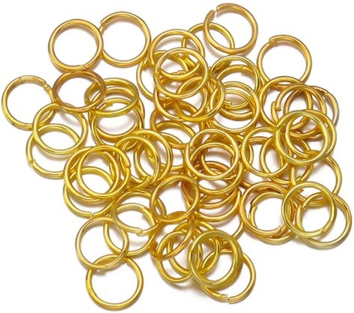 Sleutelring - 5mm - Goud - Per 200 stuks