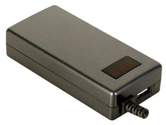 Universele laptop adapter 70W met USB en LED scherm