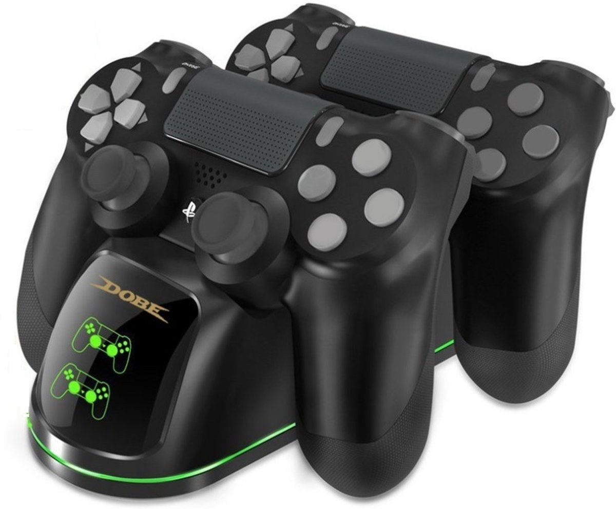 Dual Charging Dock Station - PlayStation 4 Gamepad Controller - Dubbel Duo Oplaadstation - PS4 controller