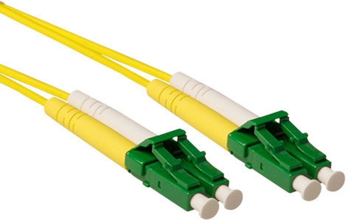 ACT 20 meter LSZH Singlemode 9/125 OS2 glasvezel patchkabel duplex met LC/APC8 connectoren