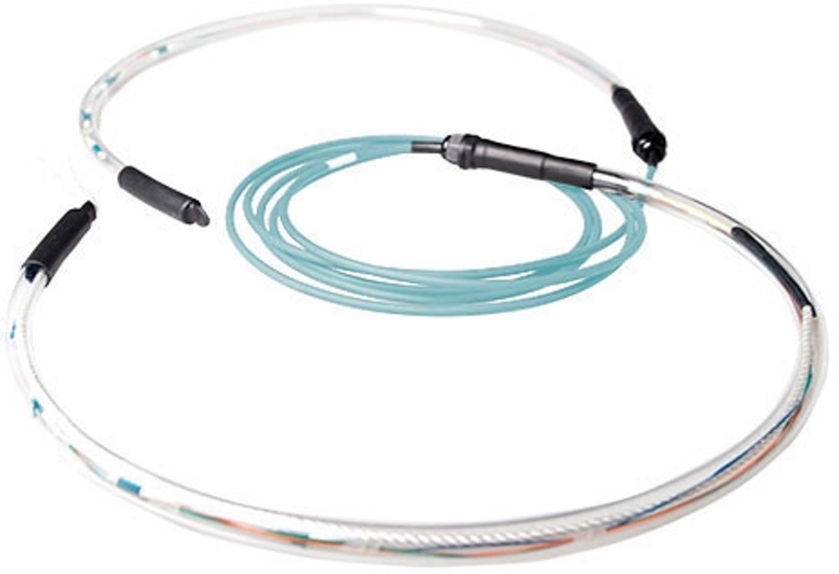 ACT 20 meter Multimode 50/125 OM3 indoor/outdoor kabel 4 voudig met LC connectoren