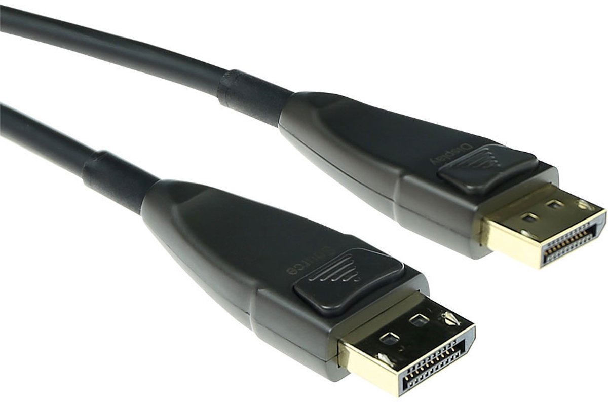 ACT AK4034 DisplayPort kabel 40 m Zwart