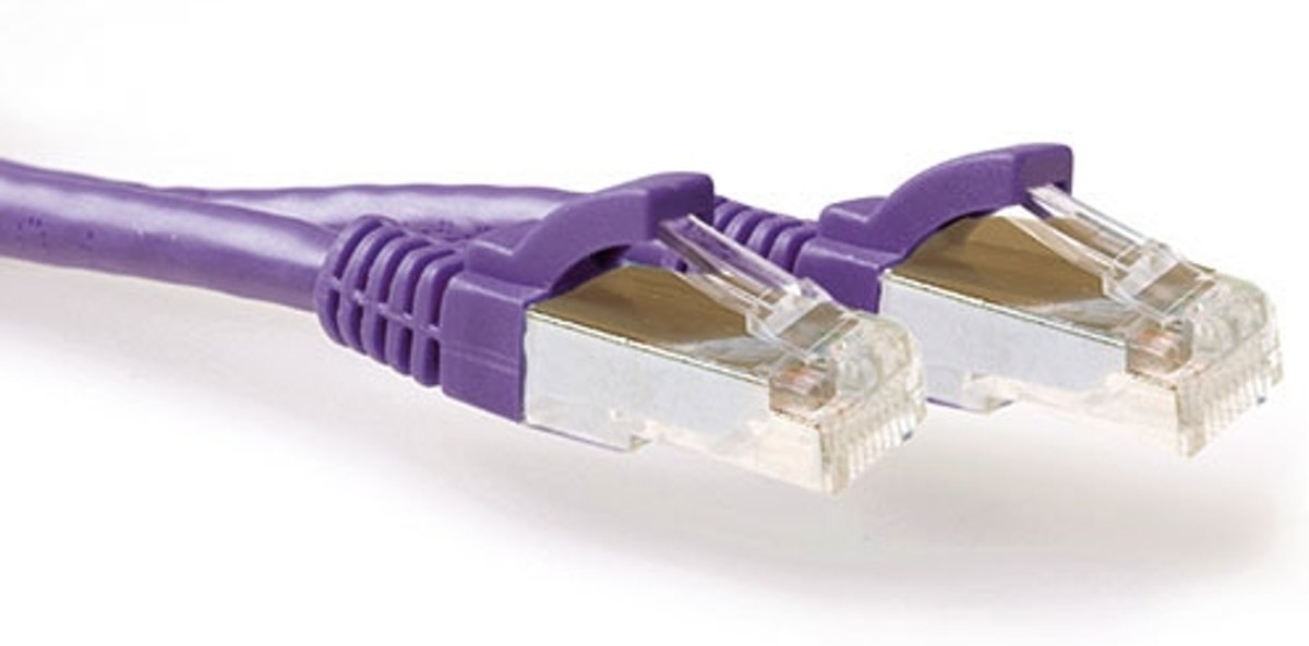 ACT FB2315 netwerkkabel 15 m Cat6a SF/UTP (S-FTP) Paars