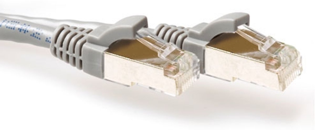 ACT FB7000 netwerkkabel 0,5 m Cat6a S/FTP (S-STP) Grijs