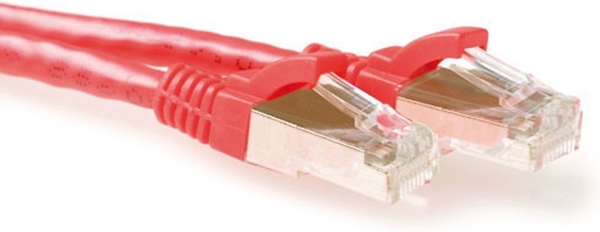 ACT FB7515 netwerkkabel 15 m Cat6a S/FTP (S-STP) Rood