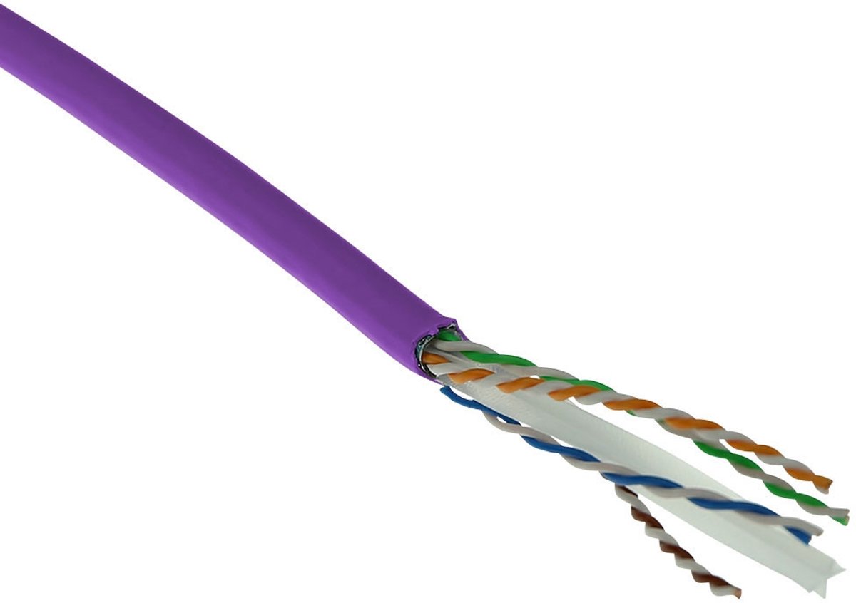 ACT FS6015 netwerkkabel 500 m Cat6 F/UTP (FTP) Violet