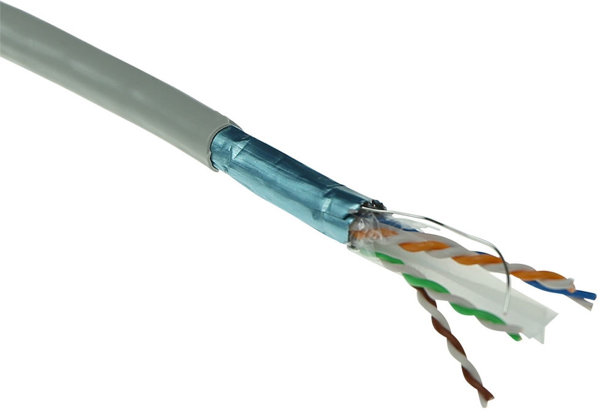 ACT FS6103 netwerkkabel 305 m Cat6a F/UTP (FTP) Grijs