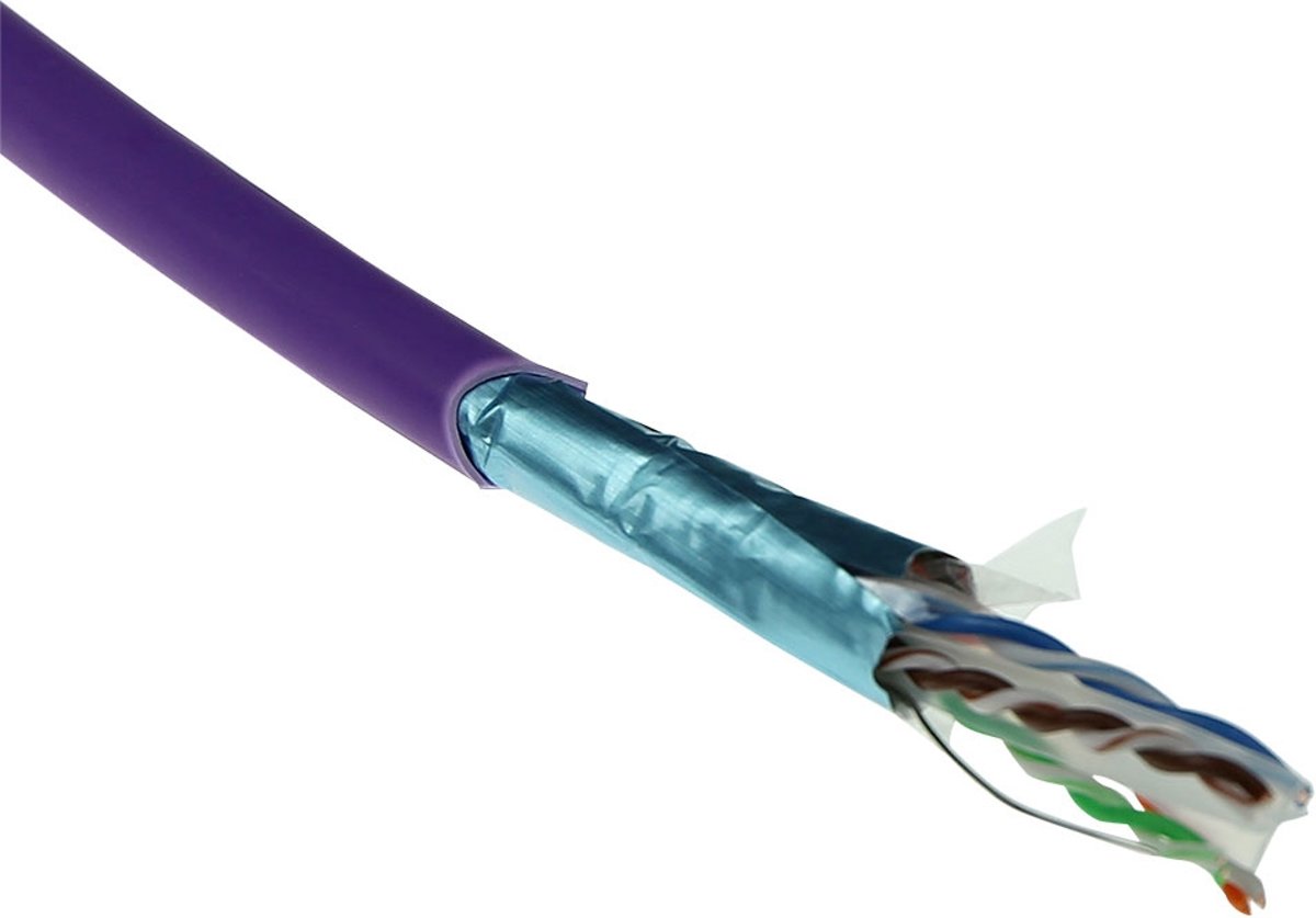 ACT FS6113 netwerkkabel 305 m Cat6 F/UTP (FTP) Violet