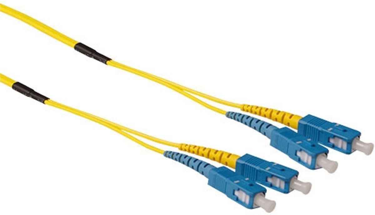 ACT RL5704 Glasvezel kabel 40 m OS2 2x SC Yellow,Blue