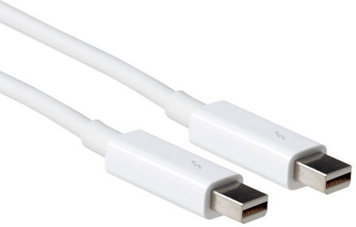 ACT SB0009 Thunderbolt-kabel 1 m Wit