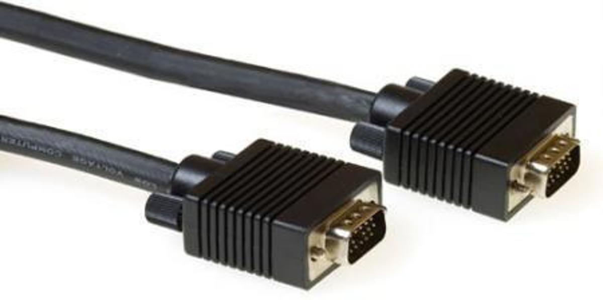 Advanced Cable Technology VGA connection cable male-male black 15 m