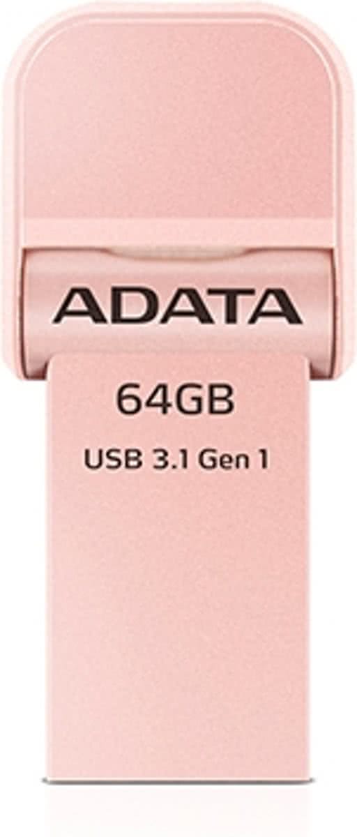 ADATA AI920, 64GB 64GB USB 3.0 (3.1 Gen 1) Type-A Goud USB flash drive