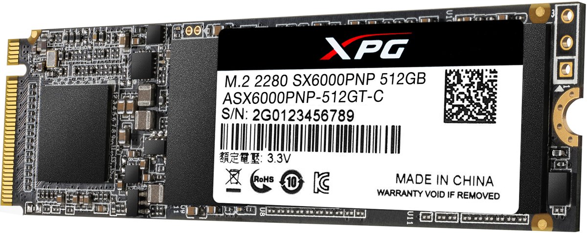 ADATA SX6000 Pro, 512 GB Solid State Drive