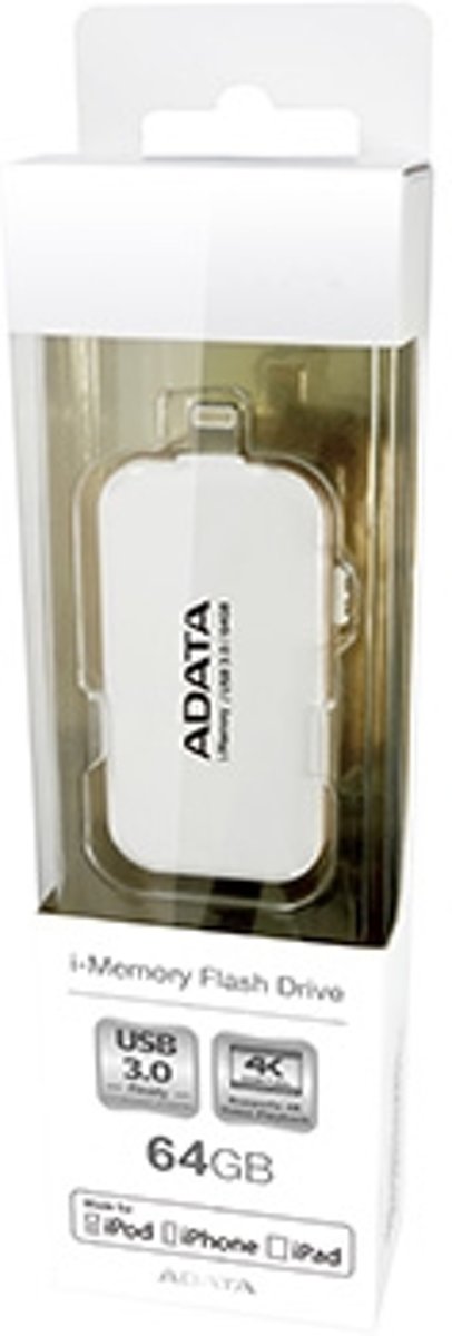 ADATA UE710 64GB USB flash drive USB Type-A / Lightning 3.0 (3.1 Gen 1) Wit