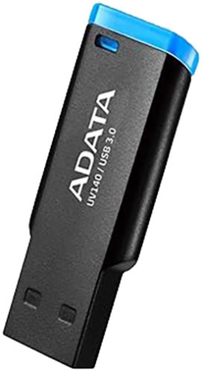 ADATA UV140 64GB USB 3.0 (3.1 Gen 1) Type-A Zwart, Blauw USB flash drive