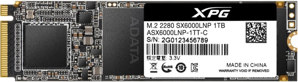 ADATA XPG SX6000 Lite, 1 TB Solid State Drive