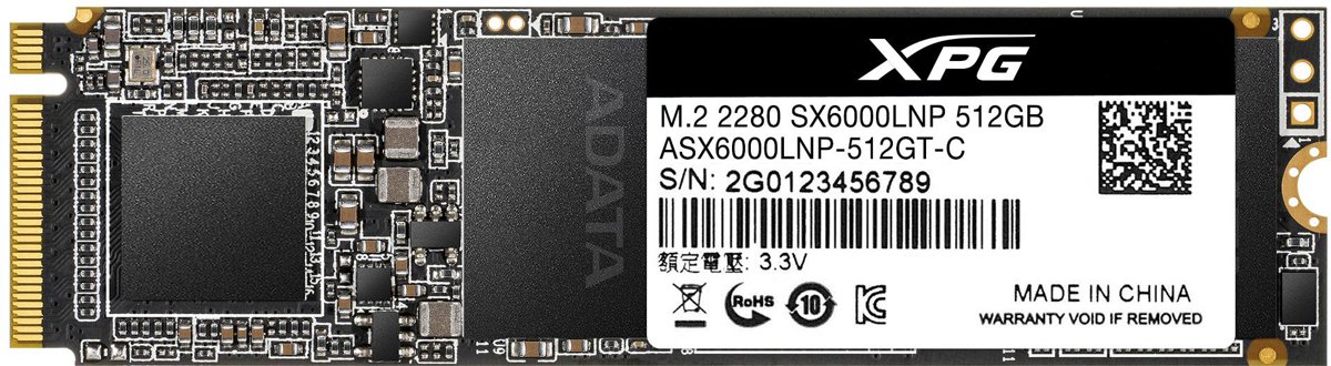 XPG SX6000 Lite, 512 GB Solid State Drive