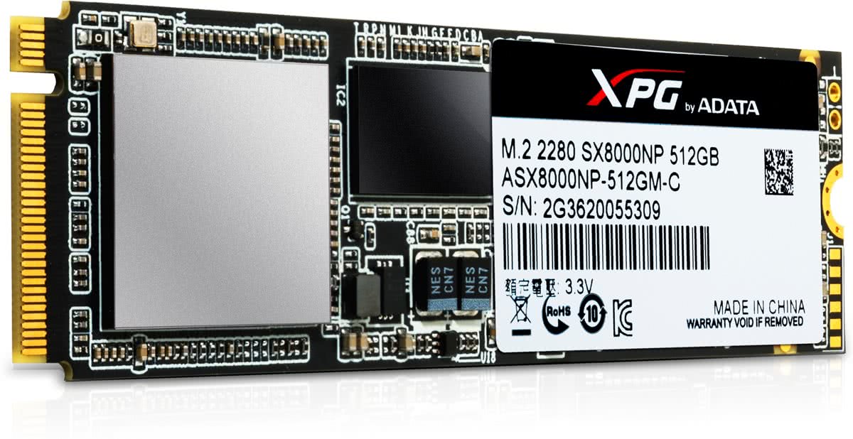 XPG SX8000 PCIe Gen3x4 SSD 256GB