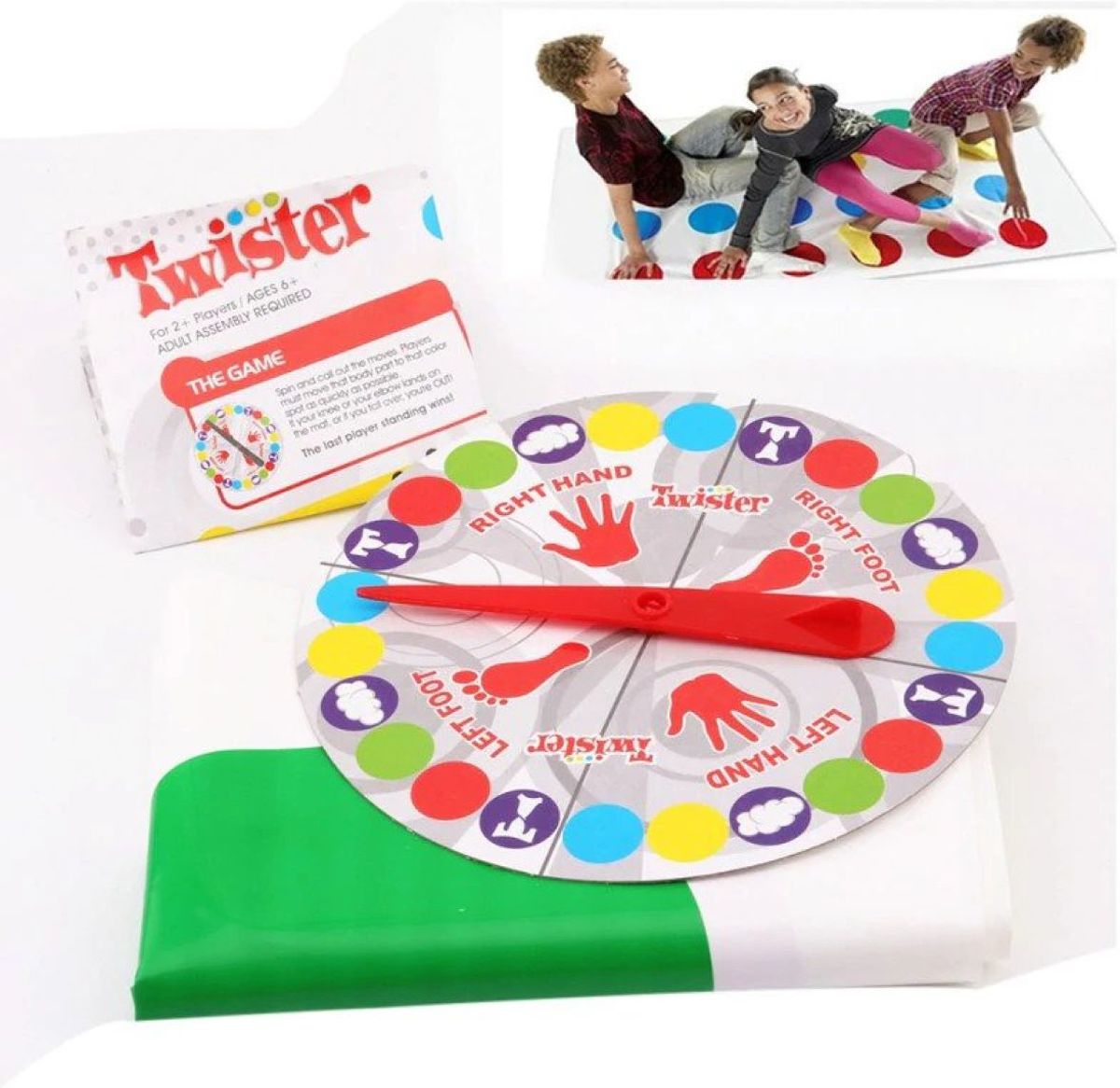 Twister - Vloerspel - Kinderspel - Familiespel - Actiespel