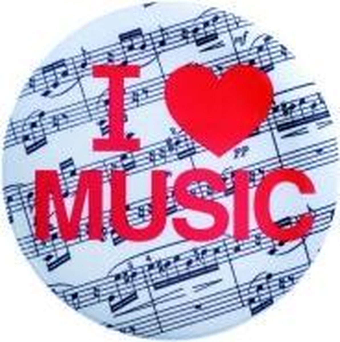 Button I Love Music