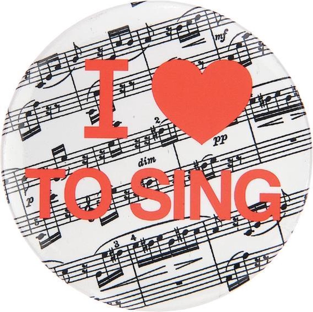 Button I Love To Sing