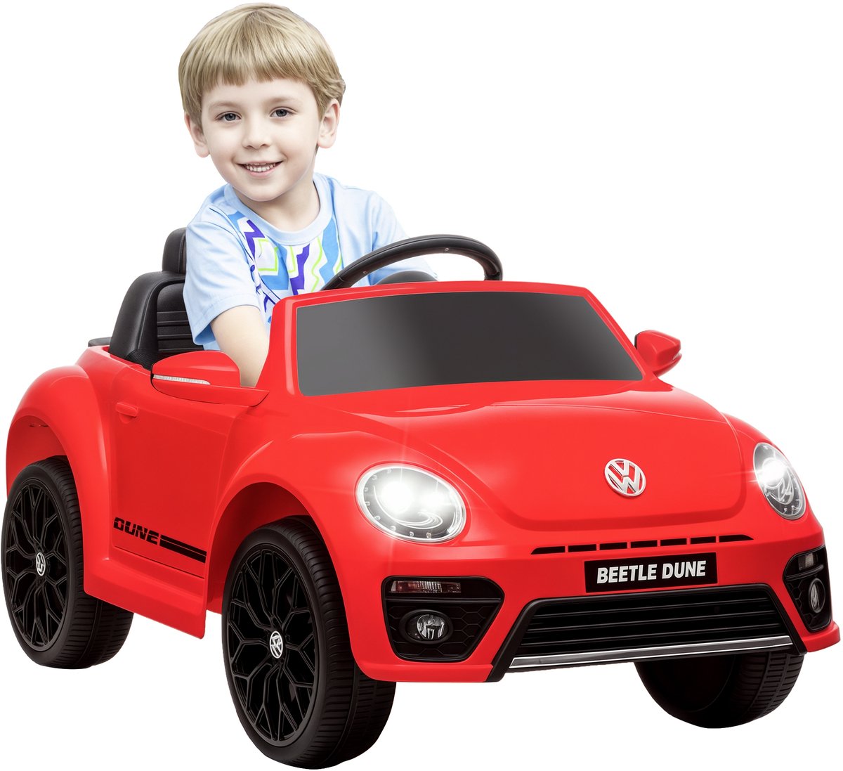 AIYAPLAY - Elektrische kinderauto - PP - 97x56,5x46cm - Rood