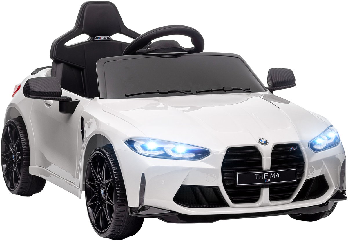   Elektrische kinderauto Kunststof, Metaal 108L x 69,5B x 51H cm Wit